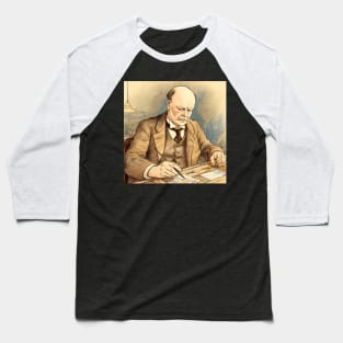 Winston Churchill Baseball T-Shirt